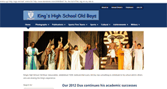 Desktop Screenshot of kingshigholdboys.co.nz
